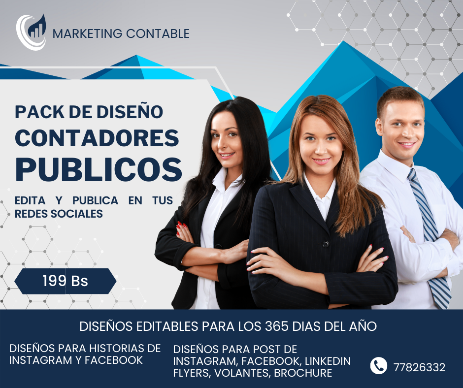 Diseño Para Contadores Públicos Mk Digital Business